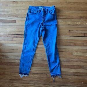 Madewell Curvy Roadtripper Skinny Blue Jeans